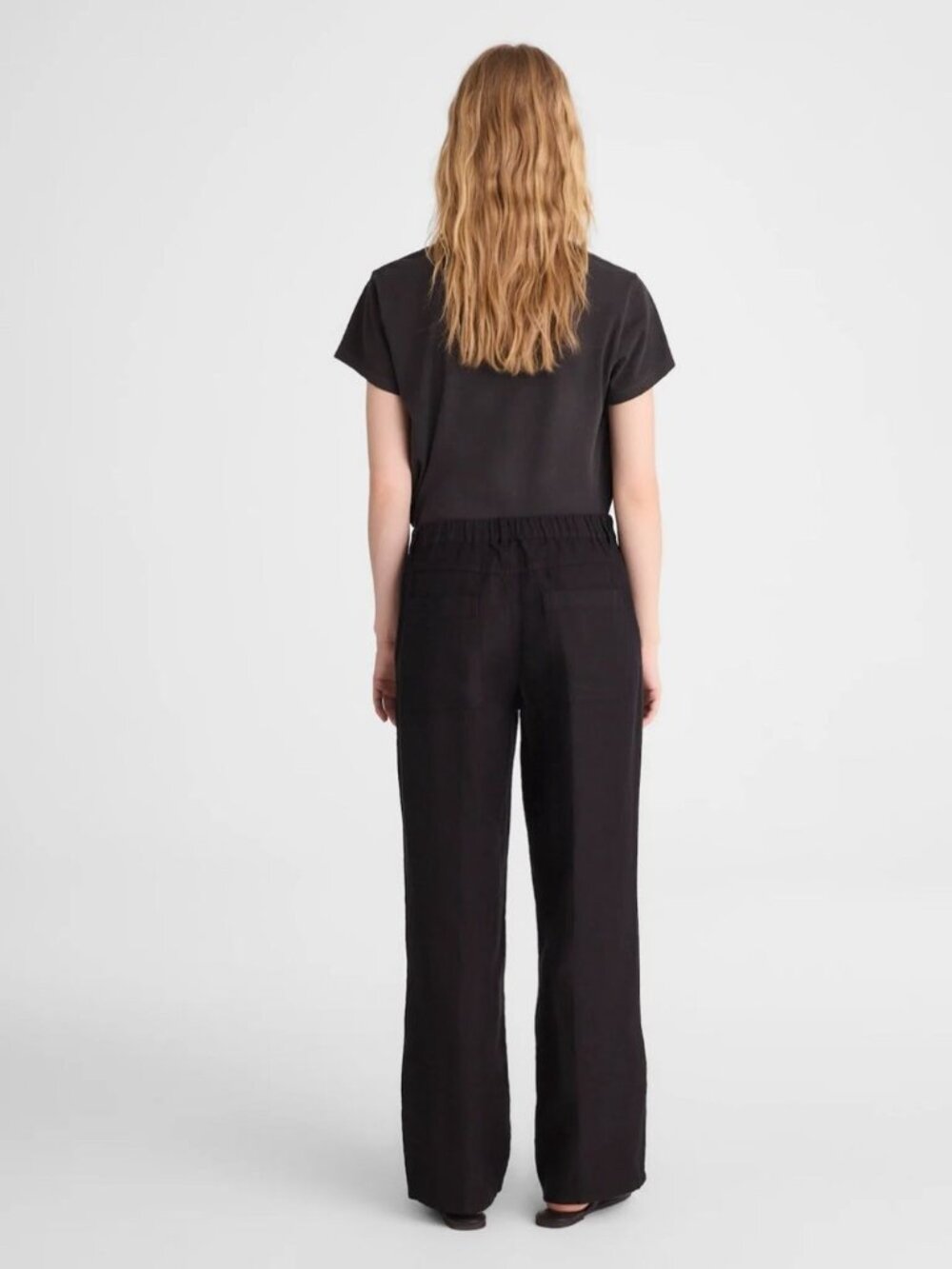 Madewell The Tall Zoe Relaxed Straight Pant 100% Linen Tall Summer Staple Sz6 - Picture 2 of 16